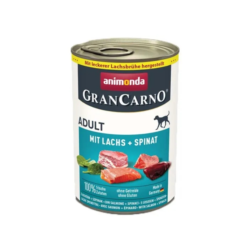 Animonda GRANCARNOU dog adult bravov, losos a pent  400g konzerva