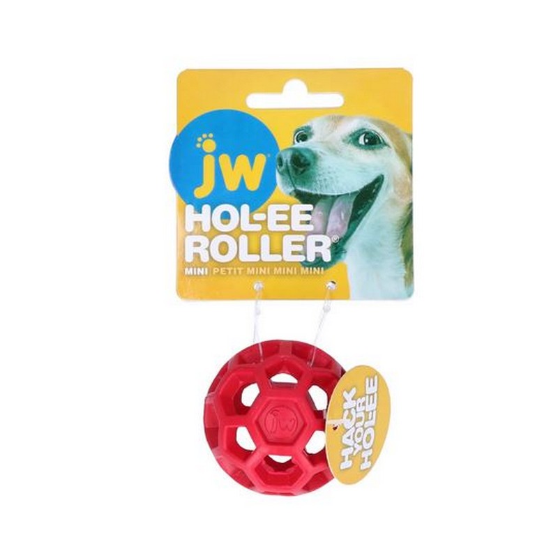 JW Hol-EE roller MINI 5 cm red