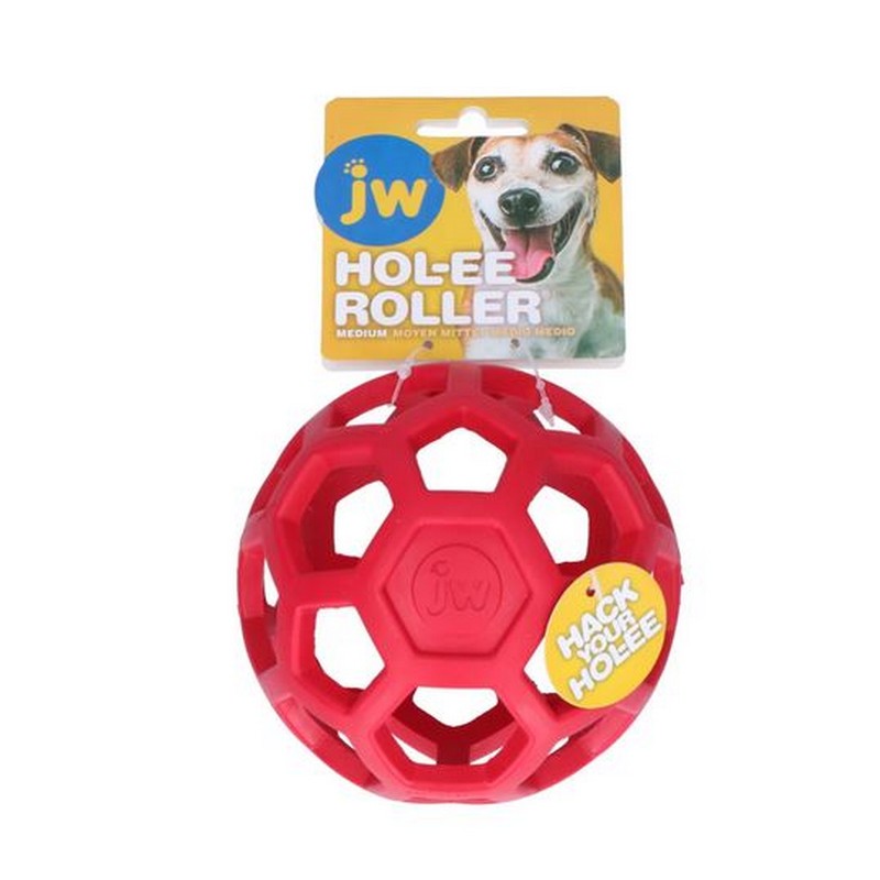 JW Hol-EE roller M 13 cm red