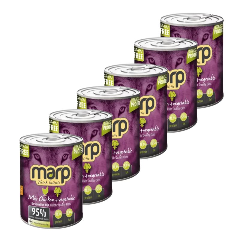 Marp Mix Chicken + vegetable konzerva pre psov multipack 6x400 g