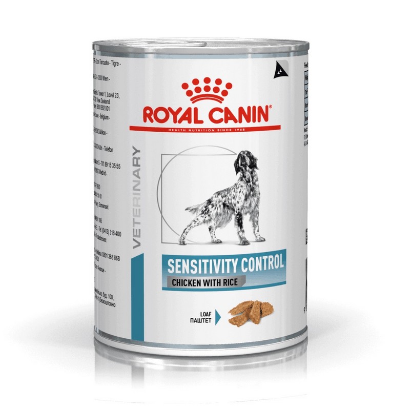 Royal Canin VHN dog sensitivity chicken dog konzerva pre psy 410 g
