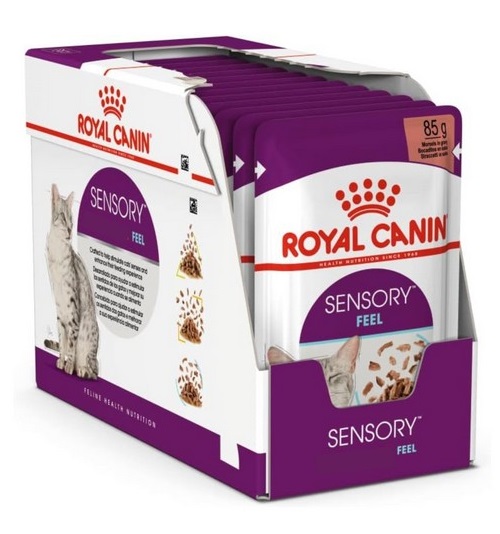 Royal Canin FHN sensory feel gravy 12x85g kapsiky pre maky