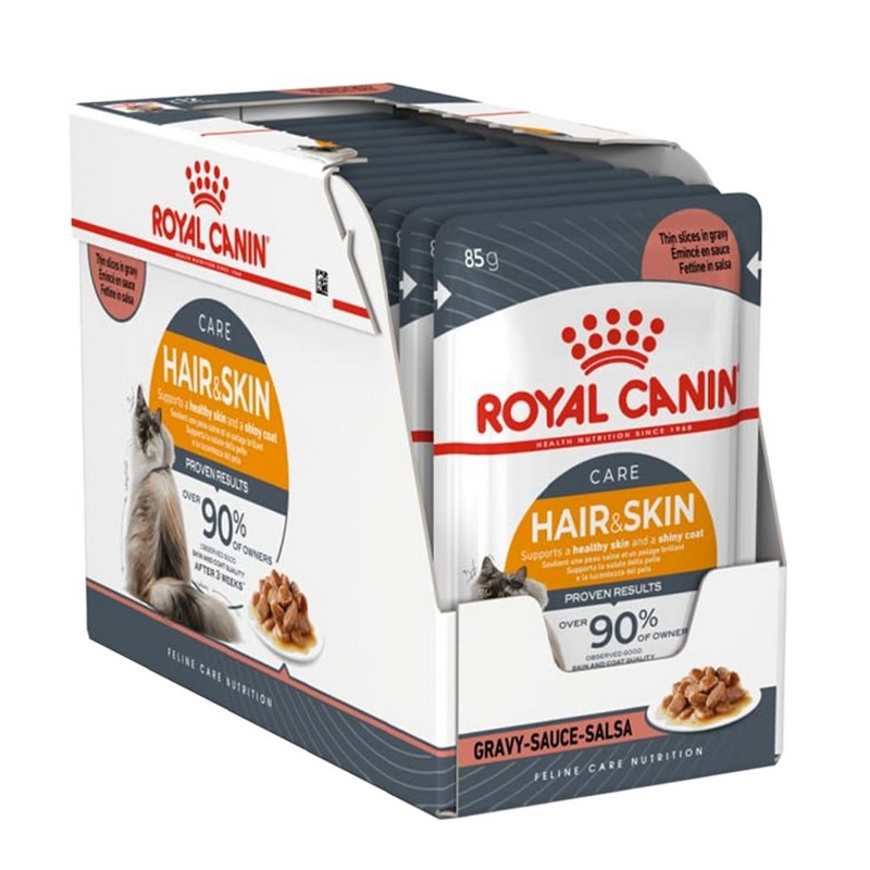 Royal Canin Hair & Skin kapsiky pre maky v ave balenie 12 x 85 g