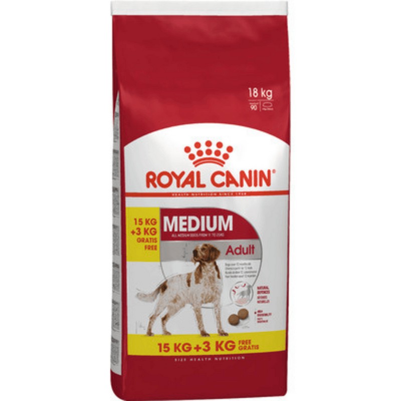 Royal canin medium adult 15+3kg