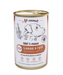 All Animals DOG losos mlet s ryou konzerva 400g