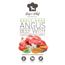 Dogs Chef  Angus Beef with Cauliflower & Carrot small ACTIVE DOGS 2kg