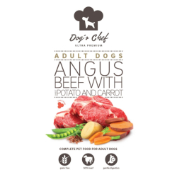 Dogs Chef Angus Beef with Sweet potato & Carrot ADULT 12 kg