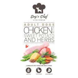 Dogs Chef Chicken with Sweet potato and Herbs ADULT 6 kg