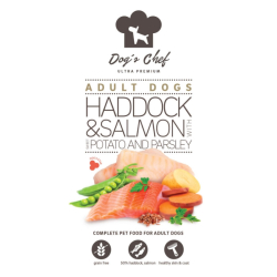 Dogs Chef  Haddock & Salmon with Sweet potato and Parsley ADULT 15 kg