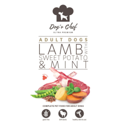 Dogs Chef Lamb with Sweet potato & Mint ADULT 12 kg