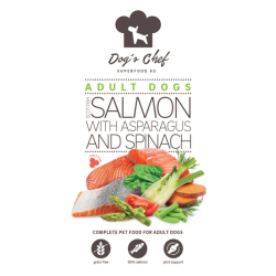 Dogs Chef Scottish Salmon with Asparagus & Spinach ACTIVE DOGS 500 g