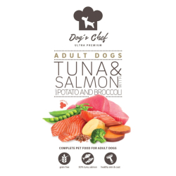 Dogs Chef Tuna & Salmon with Sweet potato and Broccoli ADULT 15 kg