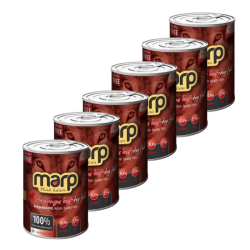 Marp Pure Angus beef konzerva pre psov multipack 6x400 g